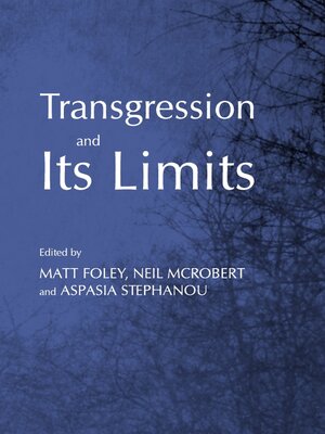 cover image of Transgression and Its Limits